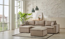 Kutna sofa Flov - Krema