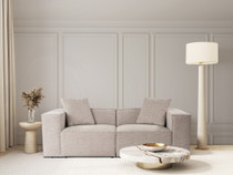 Sofa s 2 sjedala Lora dvosjed - Mocha