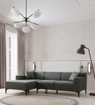 Kutna sofa Novi kutak Petre L - Zeleni