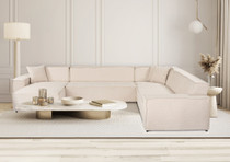 Kutna sofa Kutak za slagalice (Chl-02-C-2R) - Bež