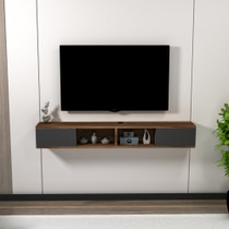 TV komoda Mayer - Svijetli orah, Antracit TV komoda Mayer - Svijetli orah, Antracit