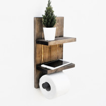 Dekorativna drvena zidna polica Boruraf219