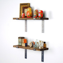 Dekorativna drvena zidna polica Lam003