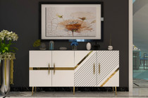 Konzola Fuga KB150 - Bijela, Zlatna