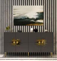 Konzola Nida KB150 - Antracit, Zlatna