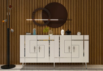 Konzolna linija KB150 - bijela, srebrna