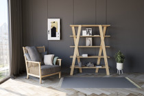 Polica za knjige Conde - safirni hrast