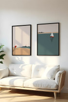 Dekorativna uokvirena MDF slika (2 komada) Huhu486S - 20 x 30