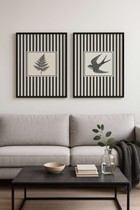 Dekorativna uokvirena MDF slika (2 komada) Czgl6-30 x 40