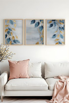 Dekorativna uokvirena MDF slika (3 komada) Huhu476 - 30 x 40