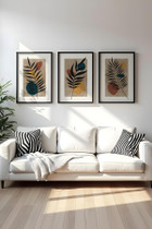 Dekorativna uokvirena MDF slika (3 komada) Huhu483S - 30 x 40