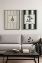 Dekorativna uokvirena MDF slika (2 komada) Czgl2-50 x 35