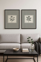 Dekorativna uokvirena MDF slika (2 komada) Czgl3-50 x 35