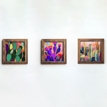 Dekorativna uokvirena MDF slika (3 komada) UKZM074