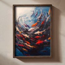 Dekorativna uokvirena MDF slika TUN063-XL