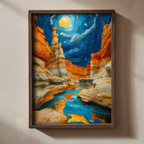 Dekorativna uokvirena MDF slika TUN106-XL