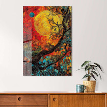 Dekorativno slikanje kaljenog stakla Hhlzvh018 - 50 x 70