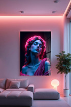 Dekorativno slikanje kaljenog stakla Hhlneon0012 - 70 x 100