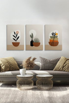 Dekorativna slika na platnu (3 komada) Ersycnvs15 - 40 x 60