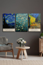 Dekorativna slika na platnu (3 komada) Ersycnvs11 - 50 x 70