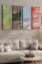 Dekorativna slika na platnu (4 komada) Ersycnvs4Asm3