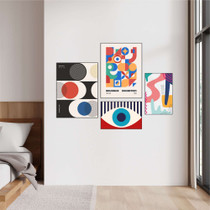 Dekorativna MDF slika (4 komada) MDF - 00133