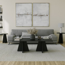 Stolić za kavu Gljiva - crna