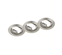 Jura NIKEL mat OKRUGLO SET/3