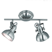 GINA SPOT LAMPA/2 NIKEL MAT