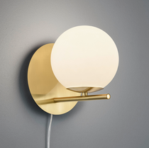 PURE ZIDNA LAMPA MAT MESING