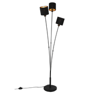 TOMMY/3 PODNA LAMPA BLACK GOLD