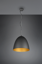 TILDA -VISILICA BLACK-GOLD,1XE27,D40CM