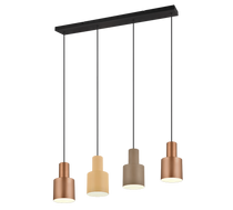 AGUDO-4 LUSTER MULTIKOLOR 4XE27
