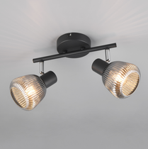 TARIFA/2 SPOT LAMPA BLACK MAT