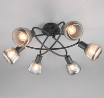 TARIFA/6 PLAFONJERA BLACK MAT