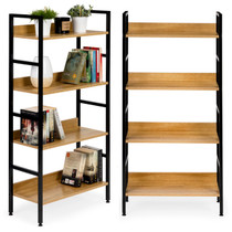 Industrijski drveni ormar za knjige s policama u LOFT stilu, moderni dom