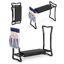 Sklopiva vrtna klecalica i sjedalica 2 u 1 - plava