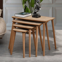 Stol za gniježđenje (4 dijela) Luci - Hrast