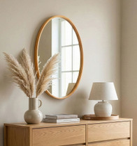 Ogledalo Elips - Hrast