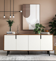 Konzola Latina Modern 180 - Orah, Bijela