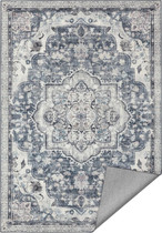 TAR033G01 Vintage tepih 160×230 cm Golublje siva TAR033G01