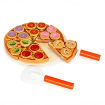 Drvena pizza za rezanje sa čičkom za djecu 27 dijelova