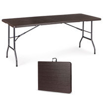 Sklopivi banketni catering stol 180 cm smeđi MultiGarden