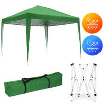 Vrtni paviljon šator 3x3 m, pop-up sjenica za vrt ili terasu, zelena, MultiGarden