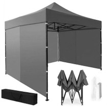 Automatski pop-up vrtni paviljon šator, 3x3 m, sivi, MultiGarden