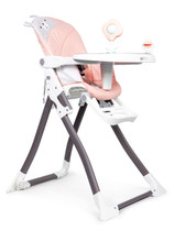 Sklopiva visoka stolica za hranjenje Pink ECOTOYS