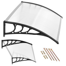 Krov za vrata 120x80 cm Polikarbonatni zaštitni krov ModernHome