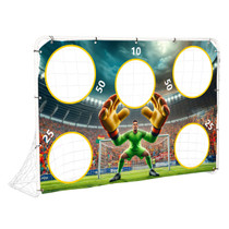 Fudbalski trening gol + mata za vježbanje 180x122 cm, MOVEPRO