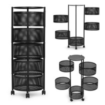 Kuhinjski Organizer sa Okretnim Policama, 5 Nivoa, Metal ModernHome