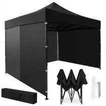 Automatski vrtni paviljon pop-up šator 3x3 m, crni, MultiGarden
